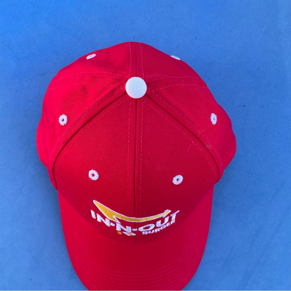 In-N-Out Burger Cap – Red & White (Size Large/XL) - Picture 3 of 6
